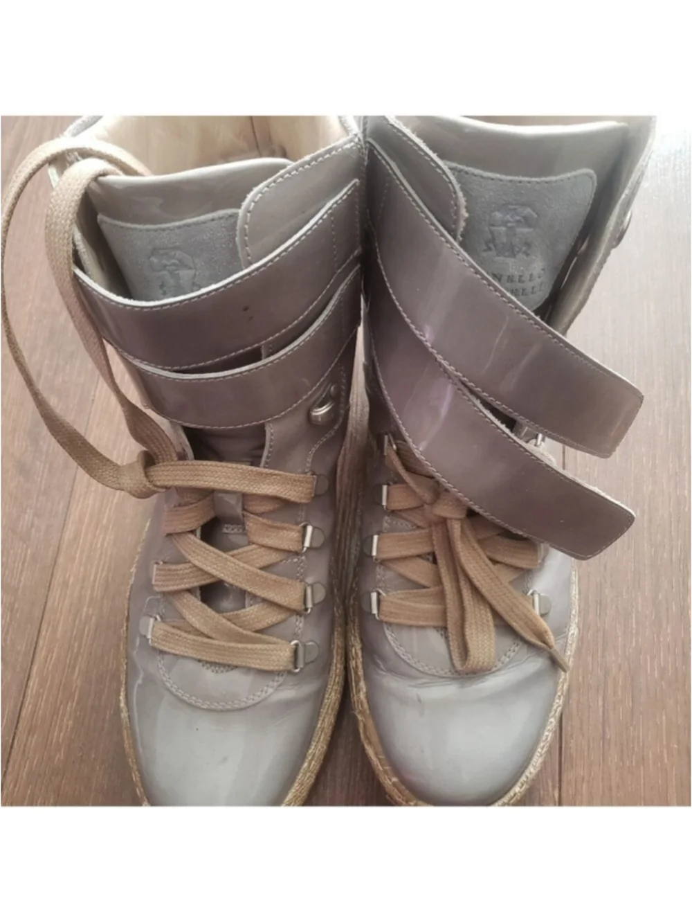 Brunello Cucinelli patent leather